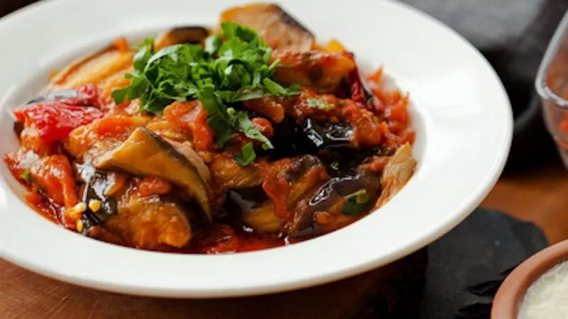 Soslu Patlıcan Kızartma